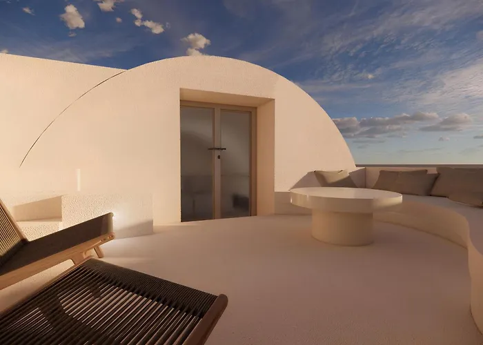 Caldera\'S Dream Cave House With Hot Tub & Sea View